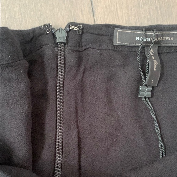 BCBGMaxAzria Black Maxi Wrap Skirt with Slit for Casual Work - Picture 4 of 9